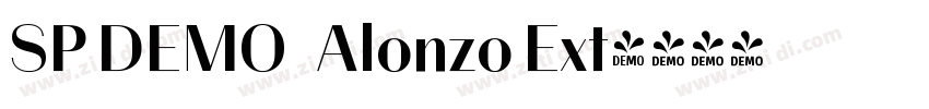 SP DEMO   Alonzo Ext字体转换